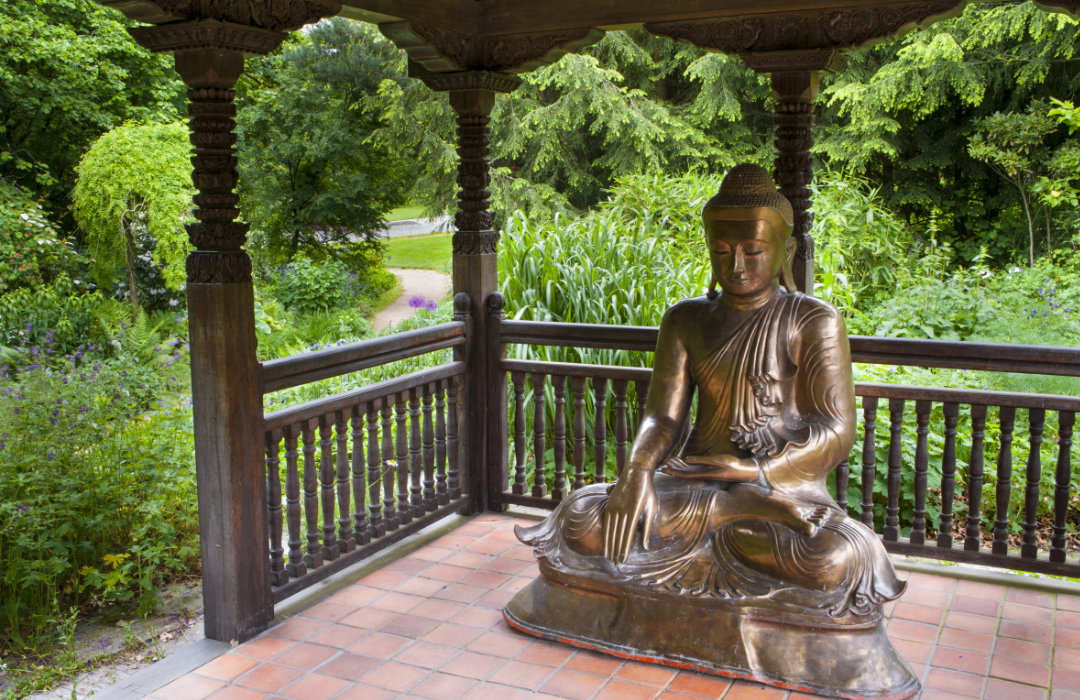 Nepal Himalaya Pavilon Park von Heribert Wirth, Wiesent, Bayern, Germany